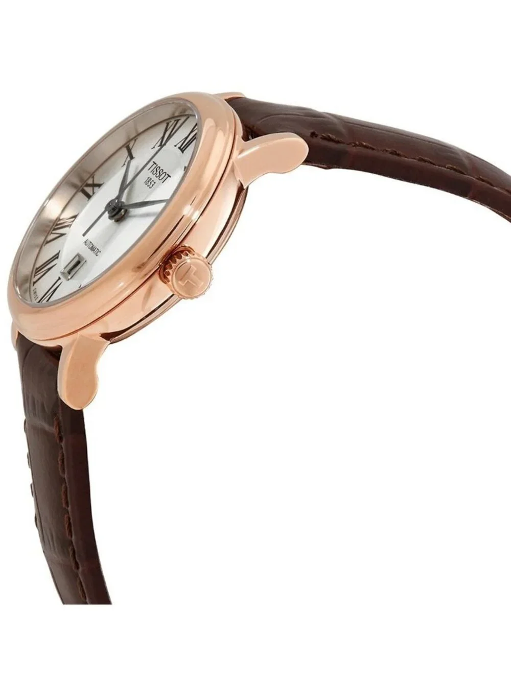 NWT Tissot Carson Automatic Silver Dial Ladies Watch